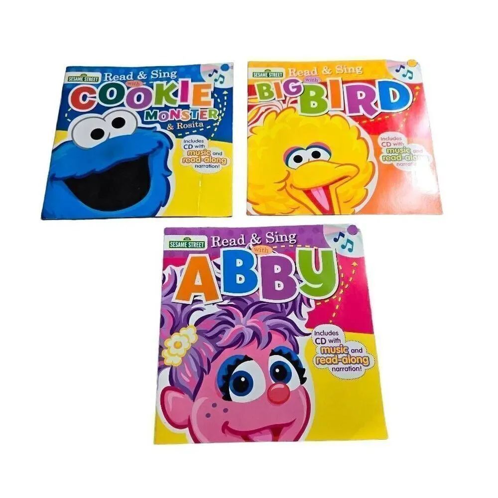Sesame Street Read & Sing with Abby, Big Bird, Cookie Monster & Elmo CD and book